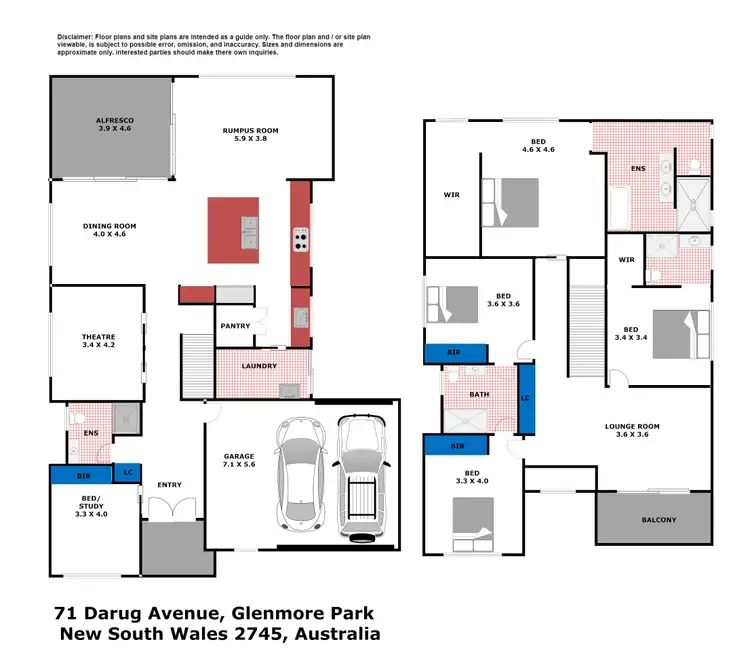 Floorplan of Homely house listing, 71 Darug Avenue, Glenmore Park NSW 2745