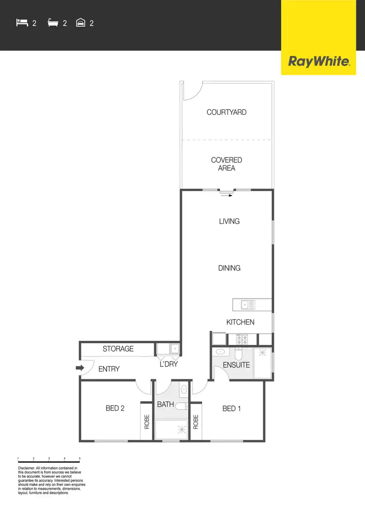 Floorplan of Homely house listing, 95/8 Baudinette Circuit, Bruce ACT 2617