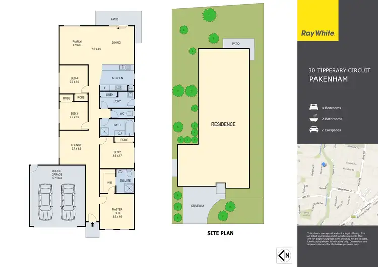Floorplan of Homely house listing, 30 Tipperary Circuit, Pakenham VIC 3810