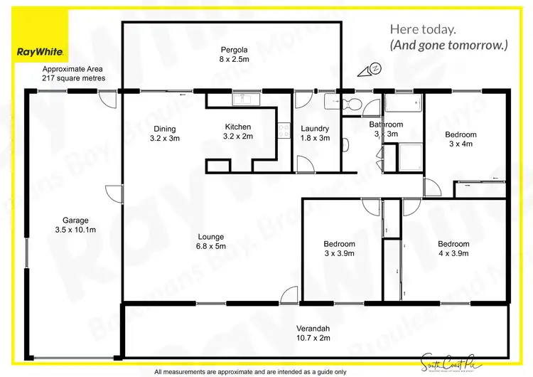 Floorplan of Homely house listing, 41 Melaleuca Crescent, Catalina NSW 2536