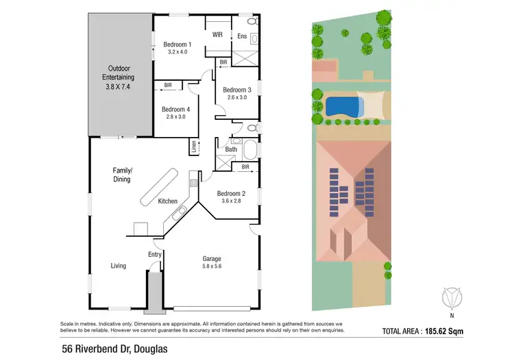 Floorplan of Homely house listing, 56 Riverbend Drive, Douglas QLD 4814