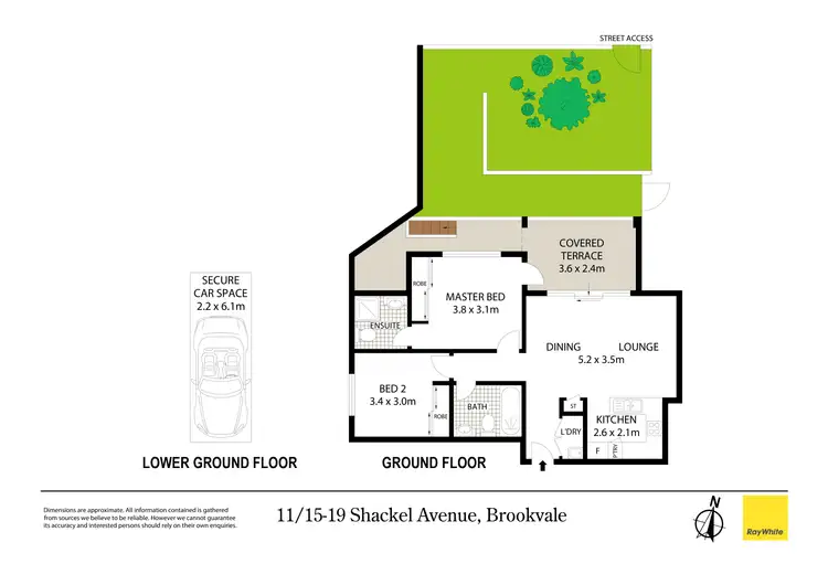 Floorplan of Homely apartment listing, 11/15-19 Shackel Avenue, Brookvale NSW 2100