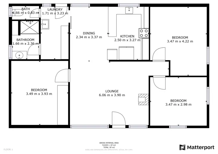 Floorplan of Homely house listing, 143 Murlong Street, Swan Hill VIC 3585