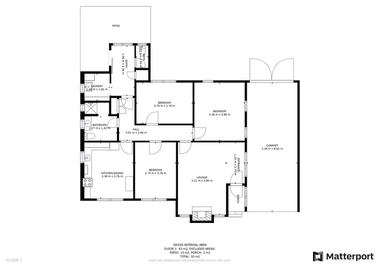 Floorplan of Homely house listing, 9 Mulbar Street, Swan Hill VIC 3585