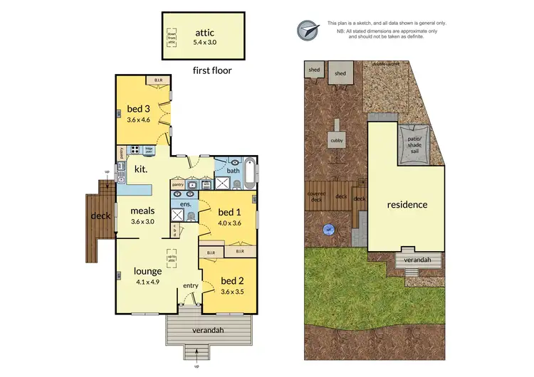 Floorplan of Homely house listing, 6 Bennison Street, Croydon VIC 3136