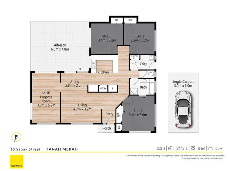 Floorplan of Homely house listing, 10 Sabak Street, Tanah Merah QLD 4128