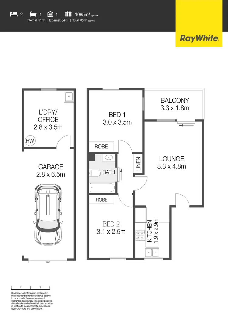 Floorplan of Homely apartment listing, 22/28 Springvale Drive, Hawker ACT 2614