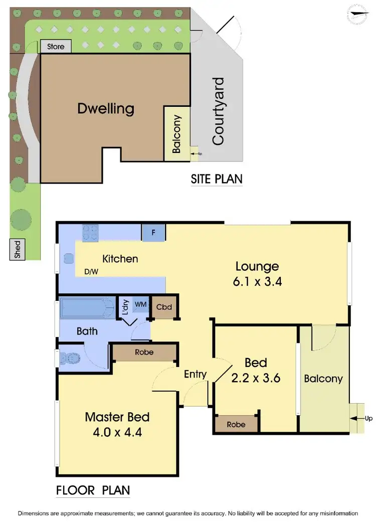 Floorplan of Homely apartment listing, 10/119-123 Atkinson Street, Oakleigh VIC 3166