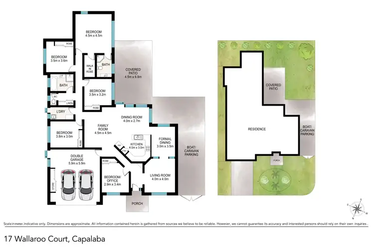 Floorplan of Homely house listing, 17 Wallaroo Court, Capalaba QLD 4157