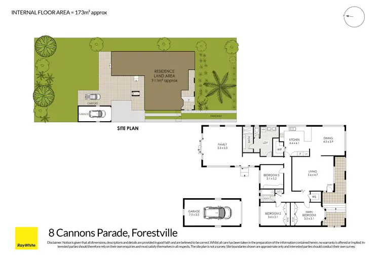 Floorplan of Homely house listing, 8 Cannons Parade, Forestville NSW 2087