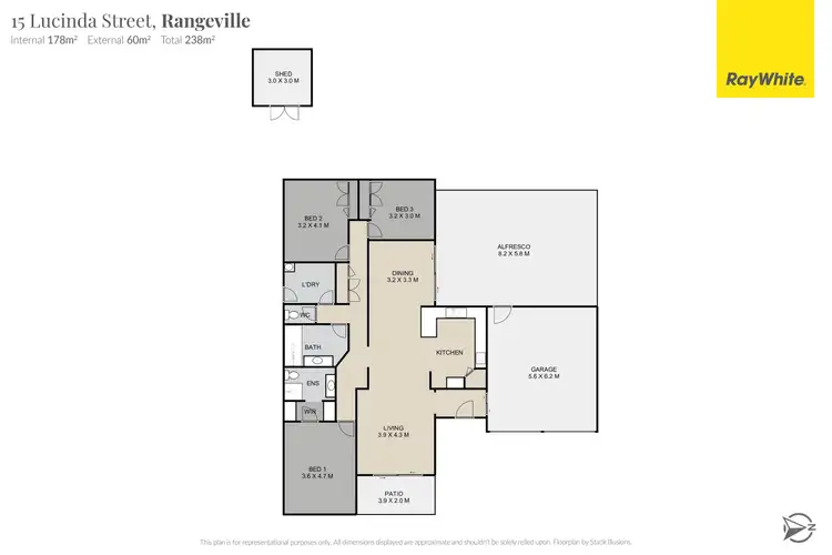 Floorplan of Homely house listing, 15 Lucinda Street, Rangeville QLD 4350