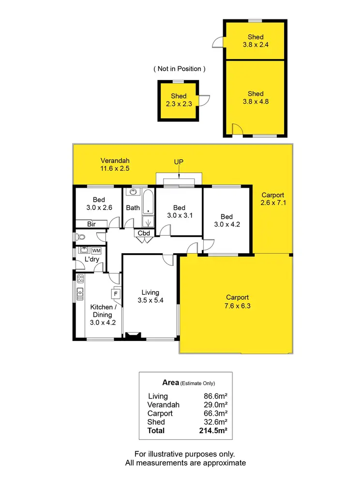 Floorplan of Homely house listing, 11 Naretha Street, Holden Hill SA 5088