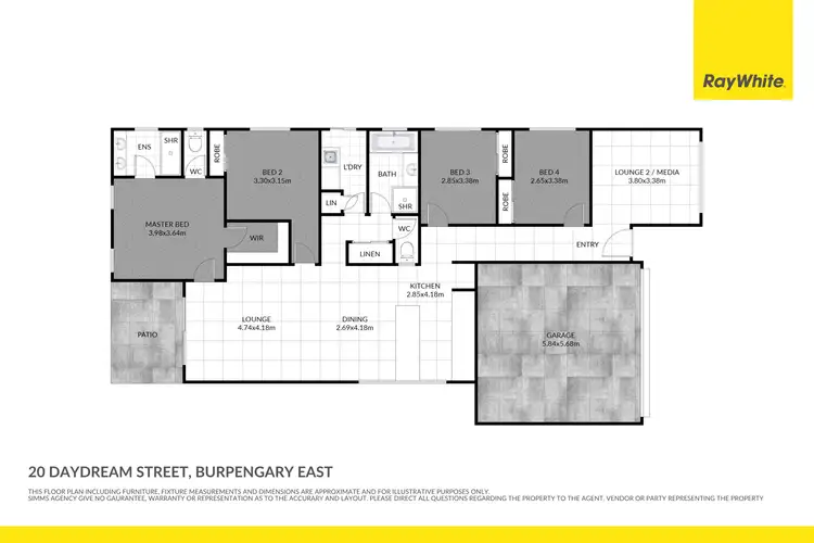 Floorplan of Homely house listing, 20 Daydream Street, Burpengary East QLD 4505
