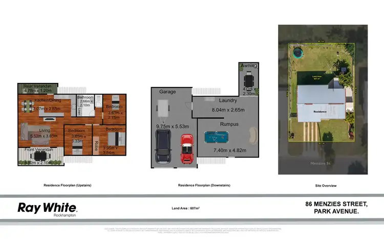 Floorplan of Homely house listing, 86 Menzies Street, Park Avenue QLD 4701