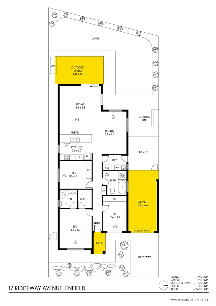 Floorplan of Homely house listing, 17 Ridgeway Avenue, Enfield SA 5085