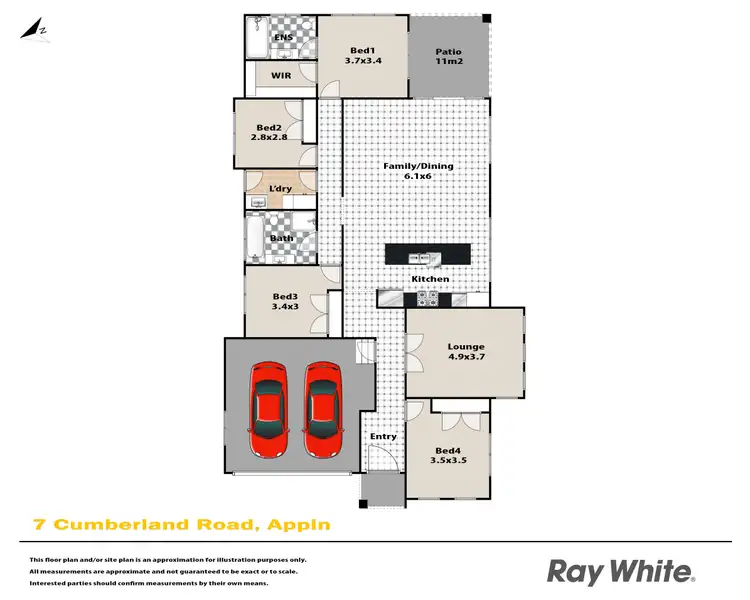 Floorplan of Homely house listing, 7 Cumberland Road, Appin NSW 2560
