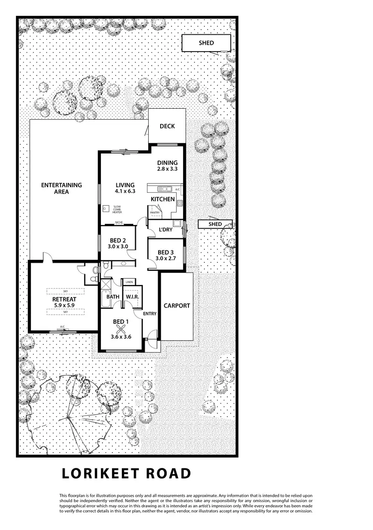 Floorplan of Homely house listing, 17 Lorikeet Road, Mount Barker SA 5251