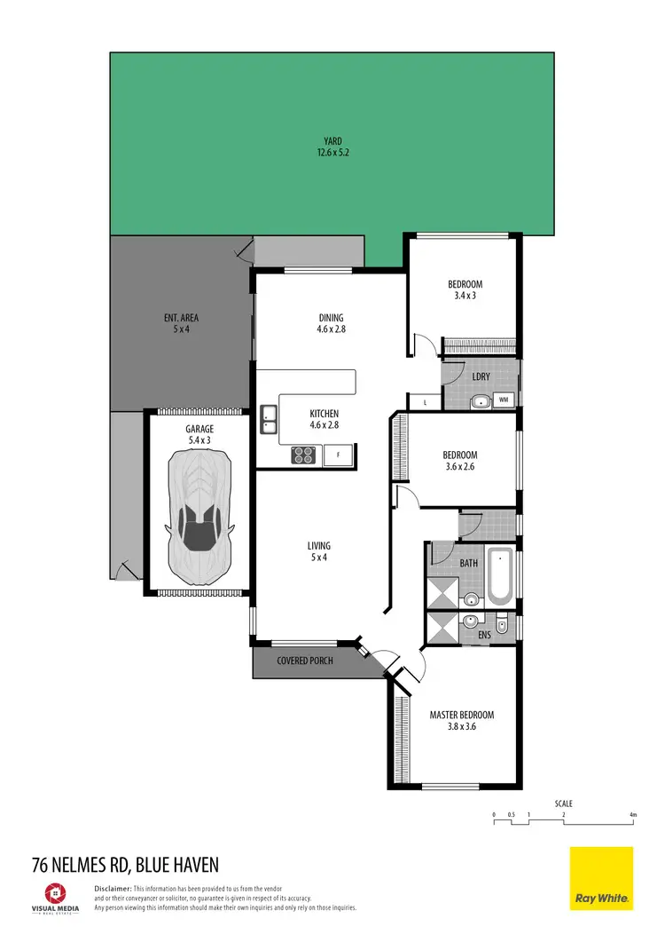 Floorplan of Homely house listing, 76 Nelmes Road, Blue Haven NSW 2262