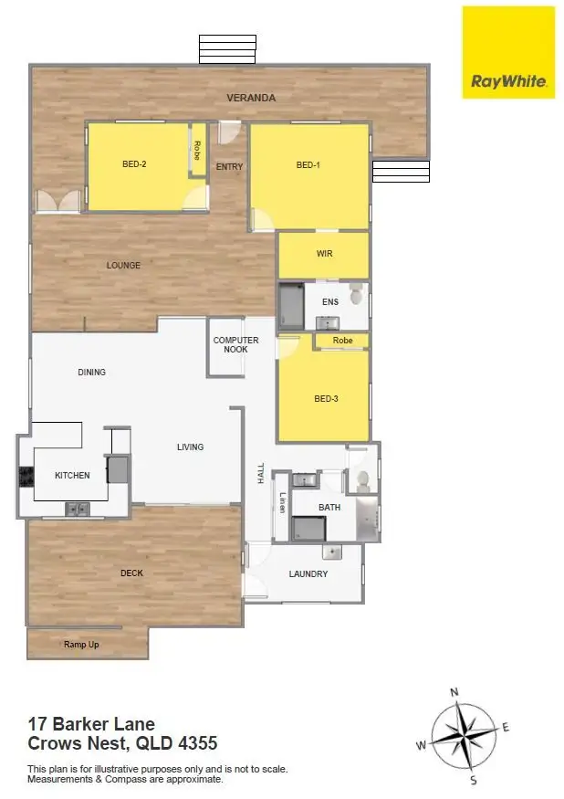 Floorplan of Homely house listing, 17 Barker Lane, Crows Nest QLD 4355