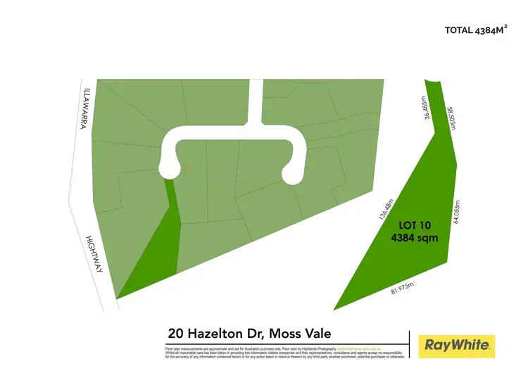 Floorplan of Homely land listing, 20 Hazelton Drive, Moss Vale NSW 2577