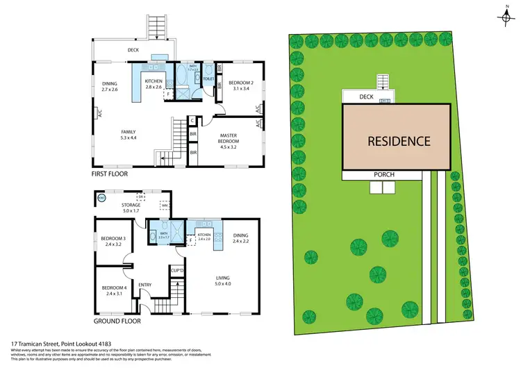 Floorplan of Homely house listing, 17 Tramican Street, Point Lookout QLD 4183