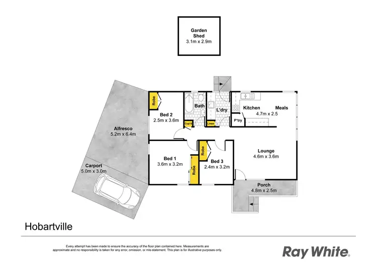 Floorplan of Homely house listing, 1 Reynolds Avenue, Hobartville NSW 2753