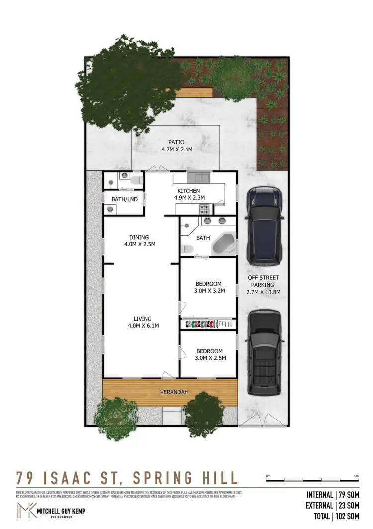 Floorplan of Homely house listing, 79 Isaac Street, Spring Hill QLD 4000