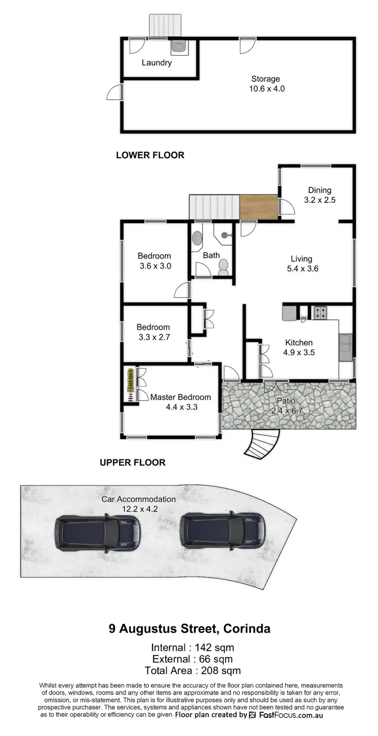 Floorplan of Homely house listing, 9 Augustus Street, Corinda QLD 4075