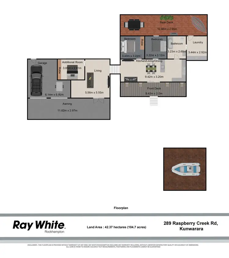Floorplan of Homely house listing, 289 Raspberry Creek Road, Kunwarara QLD 4702