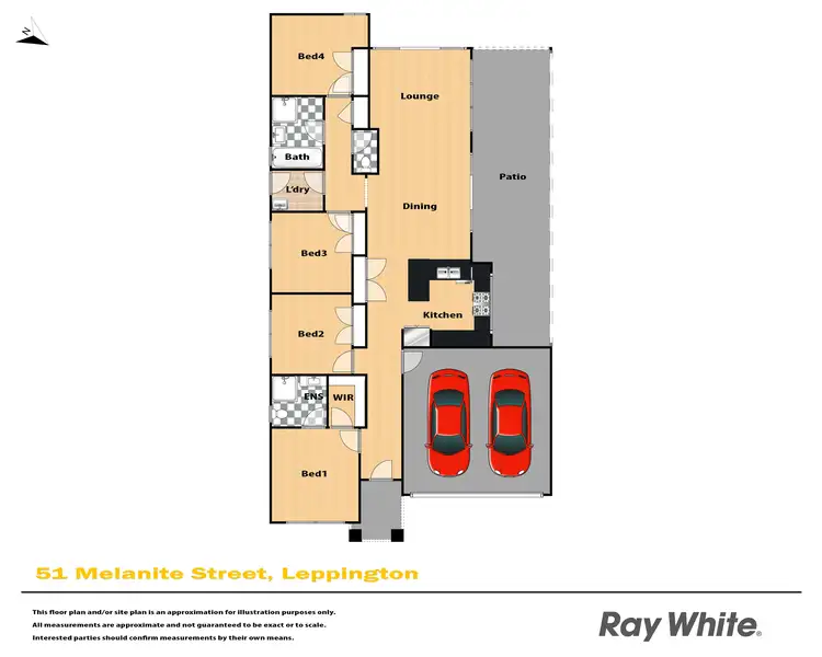 Floorplan of Homely house listing, 51 Melanite Street, Leppington NSW 2179