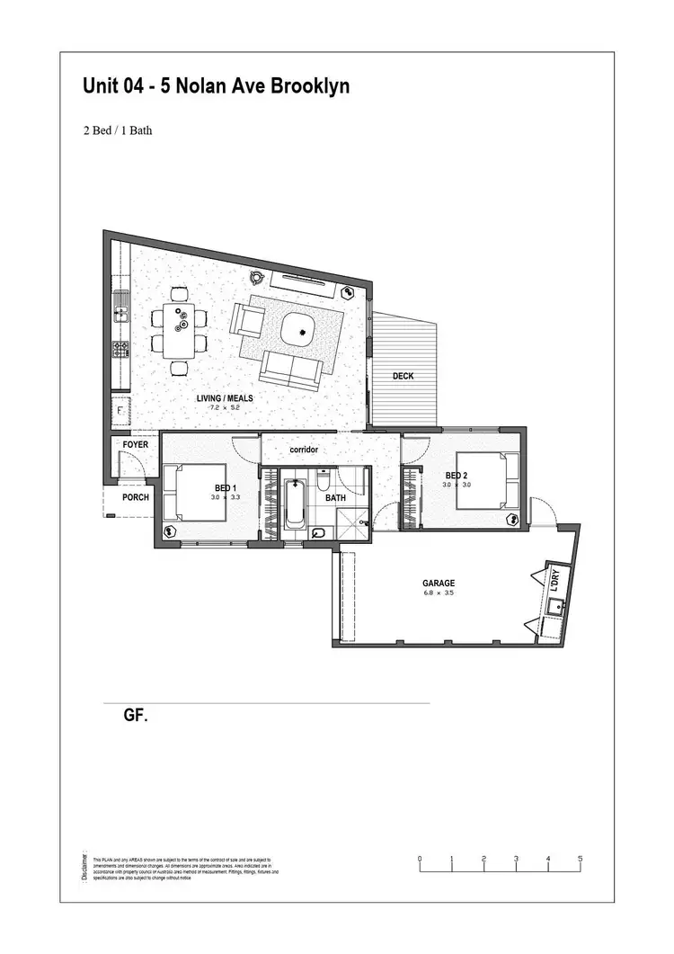 Floorplan of Homely unit listing, 4/5 Nolan Avenue, Brooklyn VIC 3012
