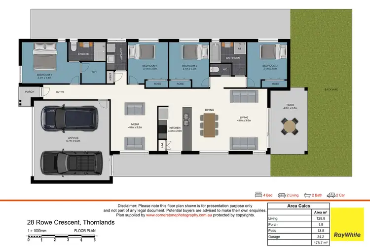 Floorplan of Homely house listing, 28 Rowe Crescent, Thornlands QLD 4164