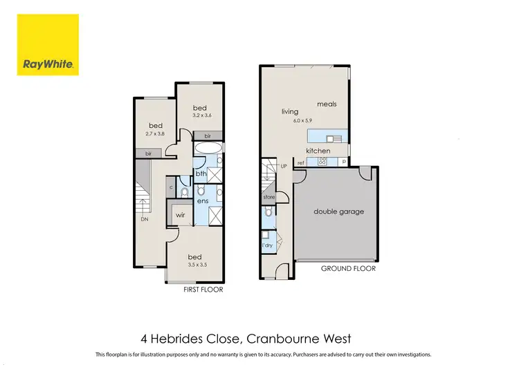 Floorplan of Homely house listing, 4 Hebrides Close, Cranbourne West VIC 3977