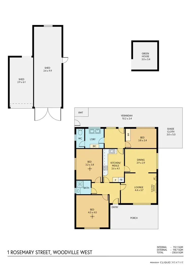 Floorplan of Homely house listing, 1 Rosemary Street, Woodville West SA 5011