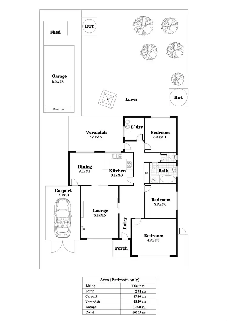 Floorplan of Homely house listing, 59 Maple Avenue, Royal Park SA 5014