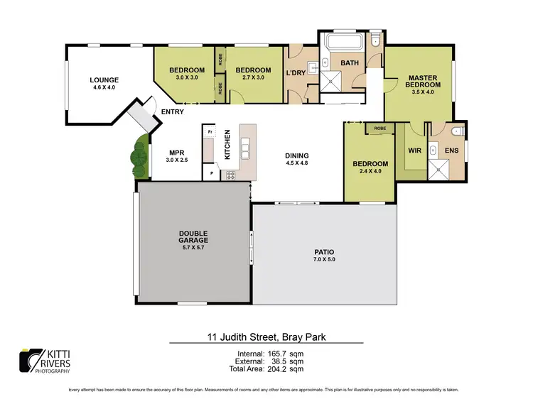 Floorplan of Homely house listing, 11 Judith Street, Bray Park QLD 4500