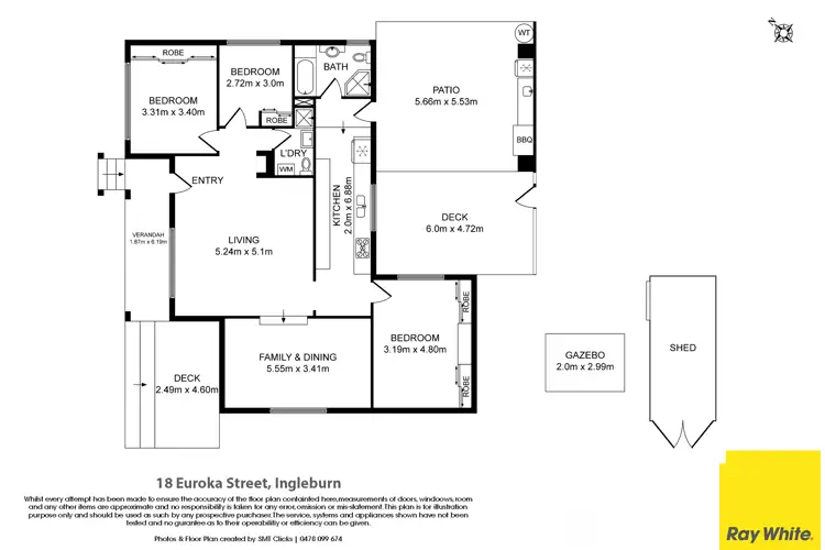 Floorplan of Homely house listing, 18 Euroka Street, Ingleburn NSW 2565