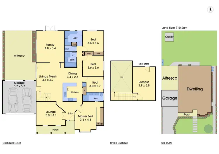 Floorplan of Homely house listing, 10 Mulberry Street, Doreen VIC 3754