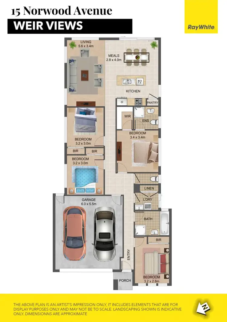 Floorplan of Homely house listing, 15 Norwood Avenue, Weir Views VIC 3338