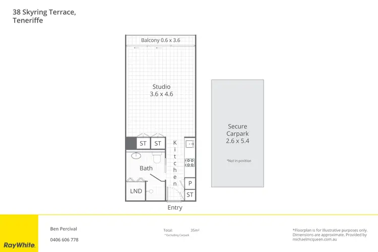 Floorplan of Homely apartment listing, 104/38 Skyring Terrace, Teneriffe QLD 4005