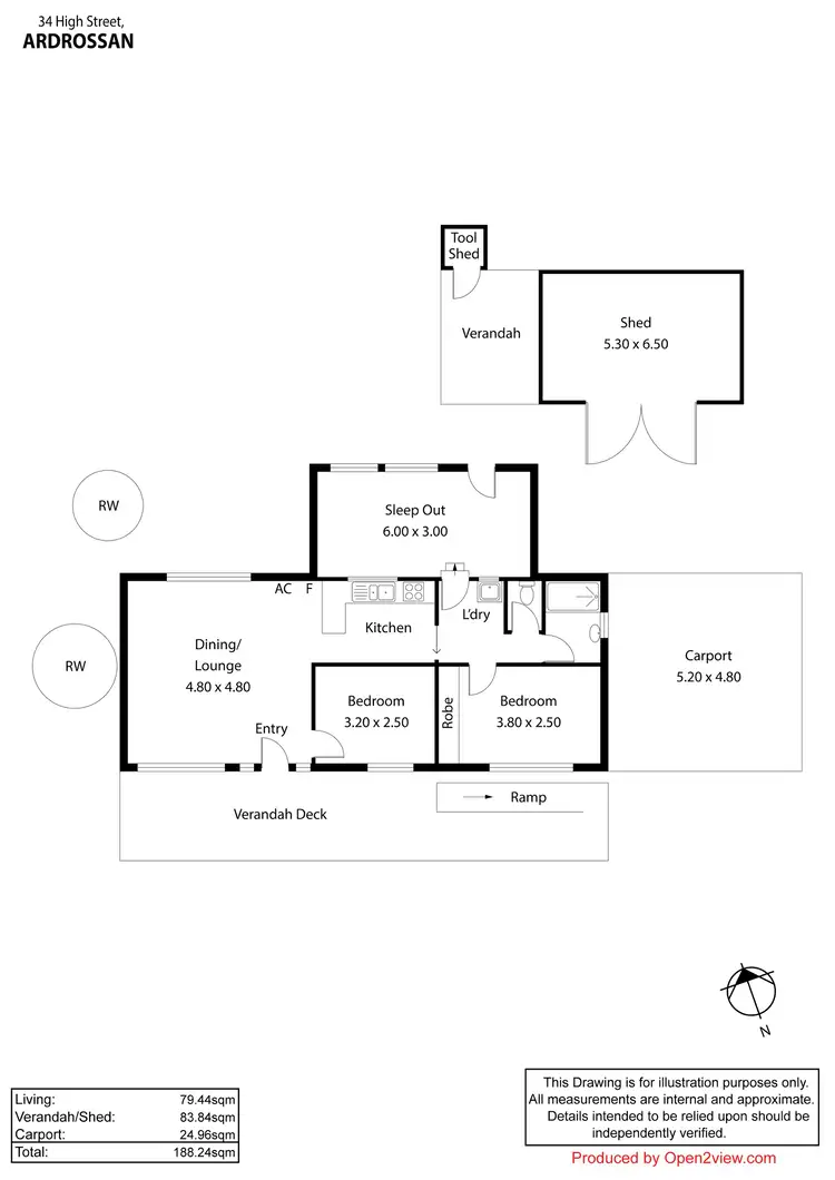 Floorplan of Homely house listing, 34 High Street, Ardrossan SA 5571