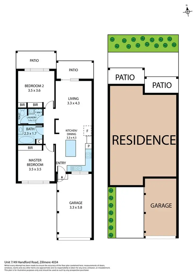 Floorplan of Homely villa listing, 7/49 Handford Road, Zillmere QLD 4034