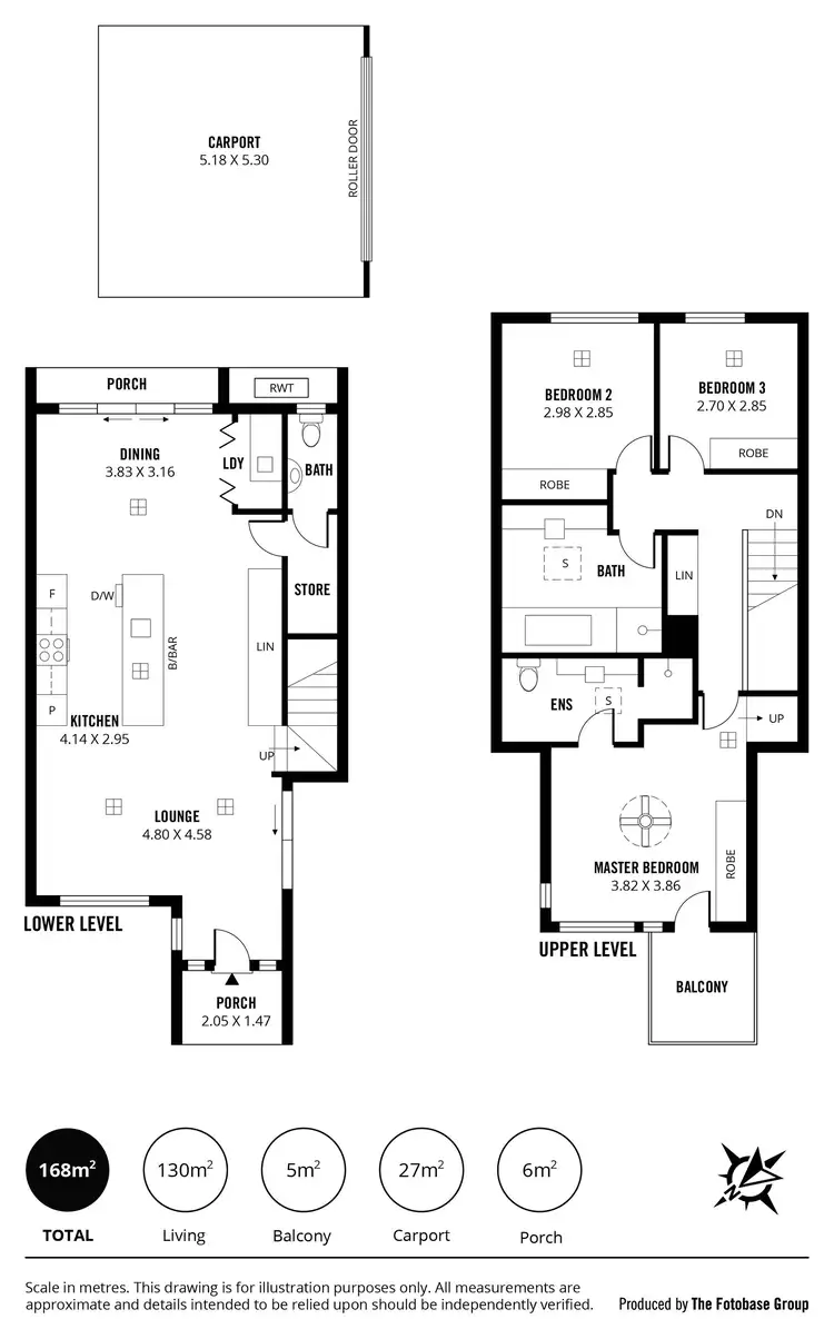 Floorplan of Homely townhouse listing, 1/37 Kiln Drive, Brompton SA 5007