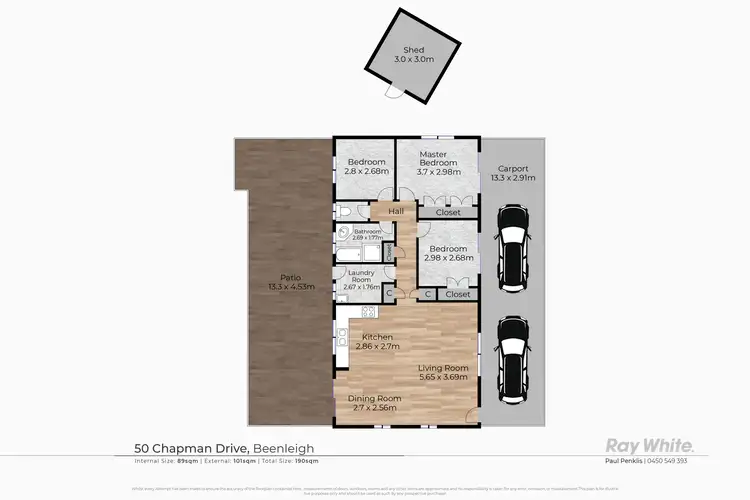 Floorplan of Homely house listing, 50 Chapman Drive, Beenleigh QLD 4207