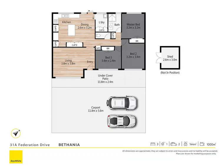 Floorplan of Homely house listing, 31A Federation Drive, Bethania QLD 4205