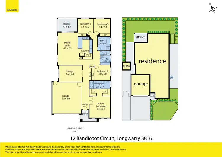 Floorplan of Homely house listing, 12 Bandicoot Circuit, Longwarry VIC 3816