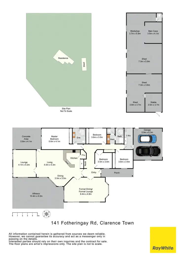 Floorplan of Homely rural property listing, 141 Fotheringay Road, Clarence Town NSW 2321