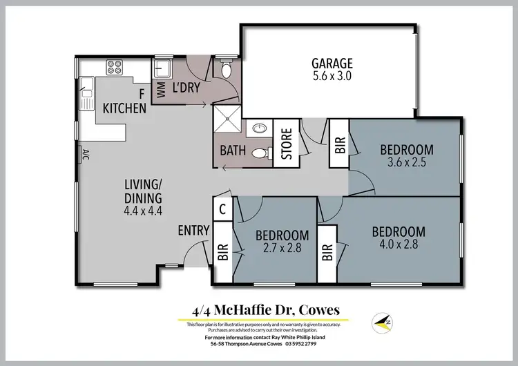 Floorplan of Homely house listing, 4/4 McHaffie Drive, Cowes VIC 3922