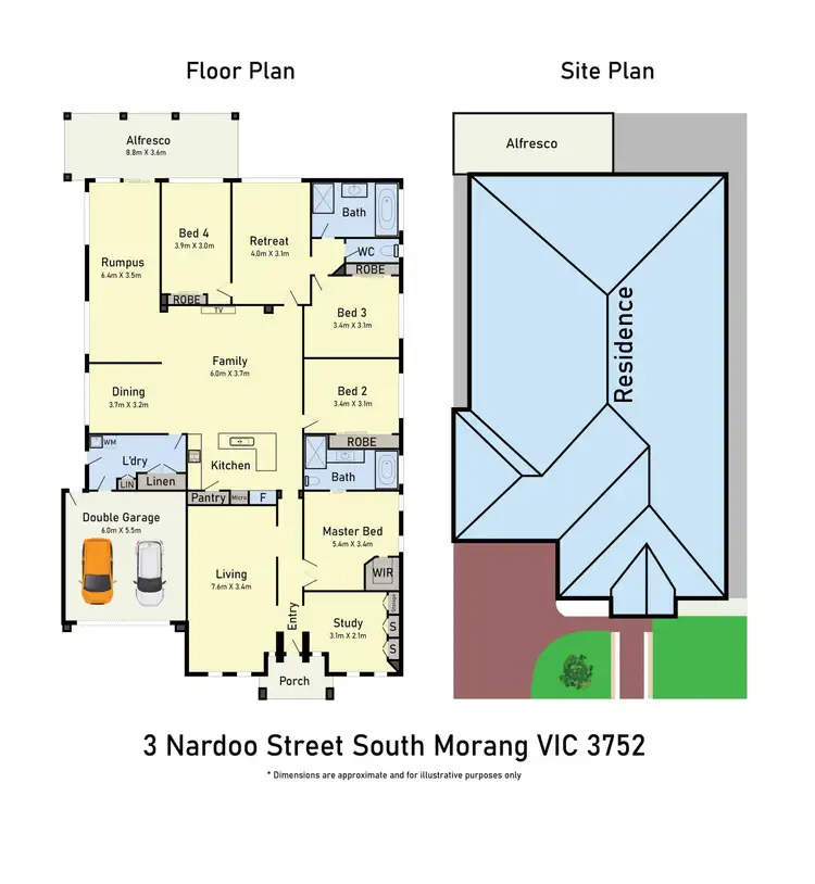 Floorplan of Homely house listing, 3 Nardoo Street, South Morang VIC 3752