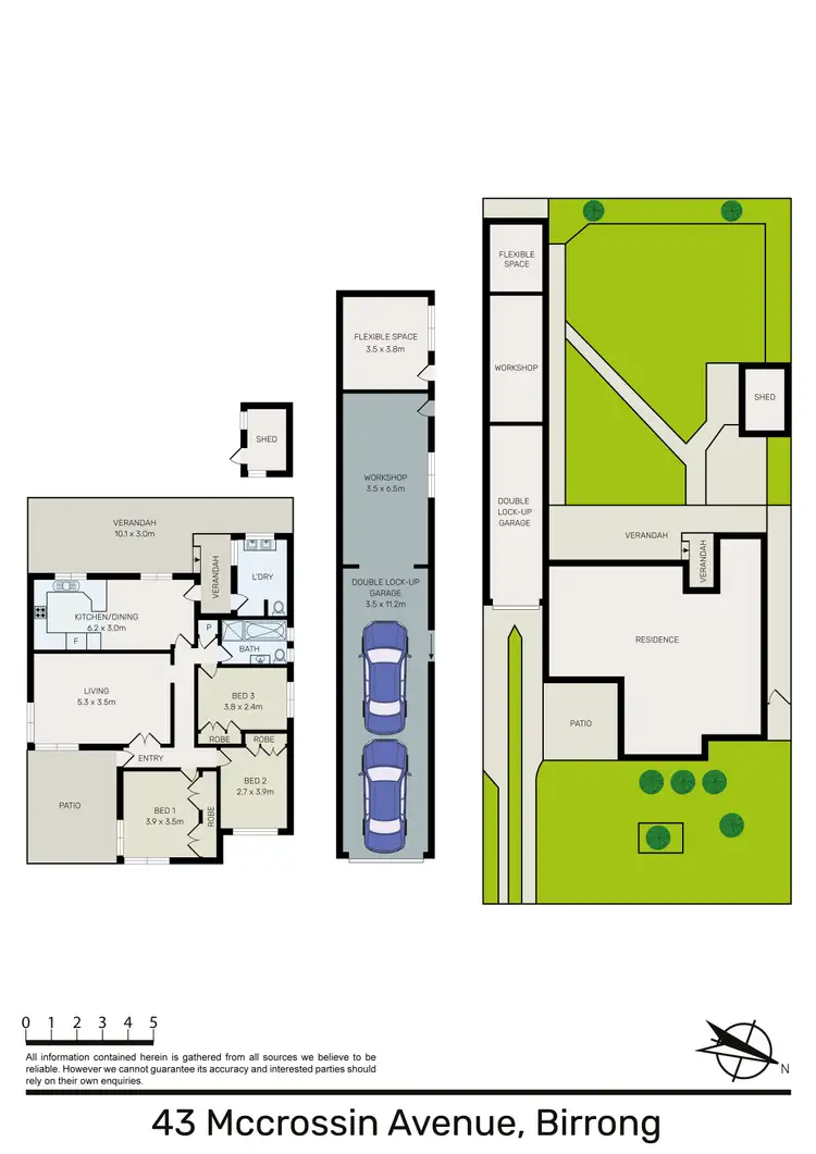 Floorplan of Homely house listing, 43 McCrossin Avenue, Birrong NSW 2143